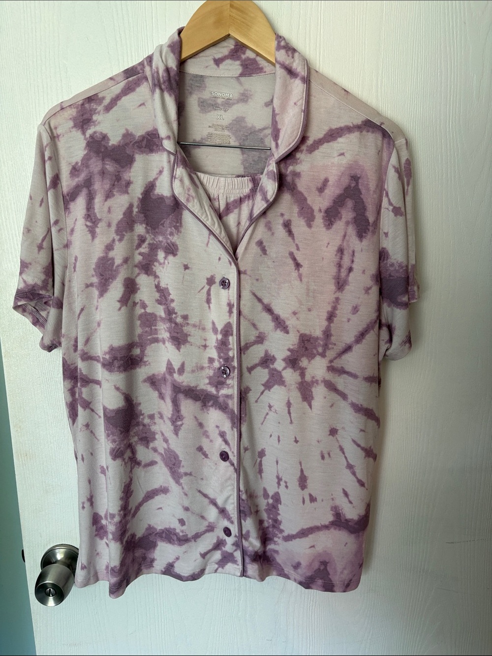 Sonoma Lavender Tie-Dye Pajama Set